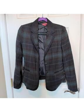 Merona Women's Navy and Green Jacket